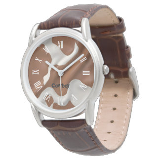 Luxus Elegante Faux-Rindleder Moderne Kollektion Armbanduhr