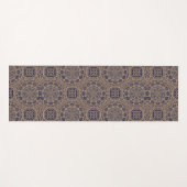 Luxus Elegante Gold Mandela Yoga Mat Yogamatte (Vorderseite (Horizontal))