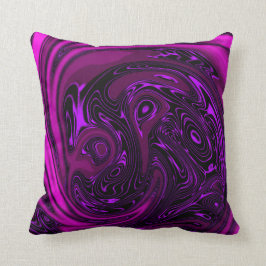 Luxus Elegante Lila Drachenpferd Abstrakt Kissen