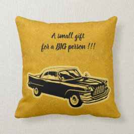 Luxus Elegante Modernes Black Gold Auto Kissen