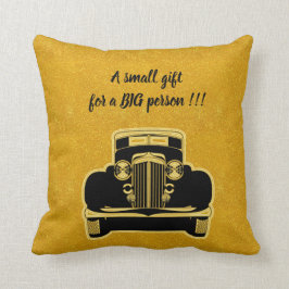 Luxus Elegante Modernes Black Gold Auto Kissen