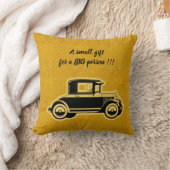 Luxus Elegante Modernes Black Gold Auto Kissen (Decke)