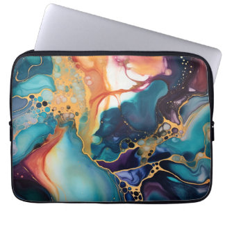 Luxus Eleganter Abstrakter Marmor Schöne Aussicht Laptopschutzhülle
