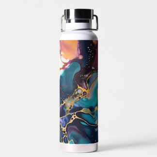 Luxus Eleganter Abstrakter Marmor Schöne Aussicht Trinkflasche