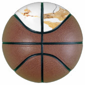 Luxus Elegantes Mit Monogramm Marmorbad Basketball (Rechts)