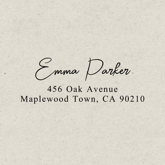 Luxus Elegantes Skript Einfach Permastempel