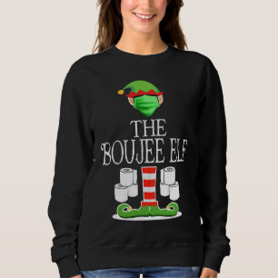 Luxus-Elf mit Maske Toilettenpapier Weihnachten Sweatshirt
