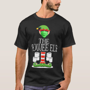 Luxus-Elf mit Maske Toilettenpapier Weihnachten T-Shirt
