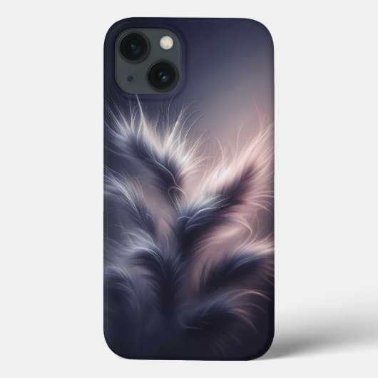 Luxus-Ether-Feather-Handyhülle - Glowing Soft  Case-Mate iPhone Hülle (Rückseite)