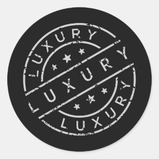 Luxus-Etikettenaufkleber Runder Aufkleber