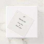 Luxus-Eukalyptus-Grün Geschenkanhänger (Beispiel)