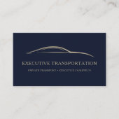 Luxus-Executive-Transport Modern Visitenkarte (Vorderseite)