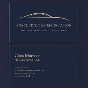 Luxus-Executive-Transport Modern Visitenkarte