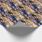 Luxus Fantasy Gemstone Abstrakt Geschenkpapier (Ecke)