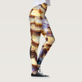 Luxus Fantasy Gemstone Abstrakt Leggings (Rechts)