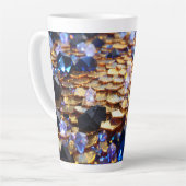 Luxus Fantasy Gemstone Abstrakt Milchtasse (Linke Ecke)