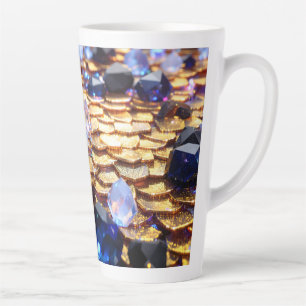 Luxus Fantasy Gemstone Abstrakt Milchtasse