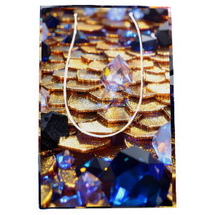 Luxus Fantasy Gemstone Abstrakt Mittlere Geschenktüte