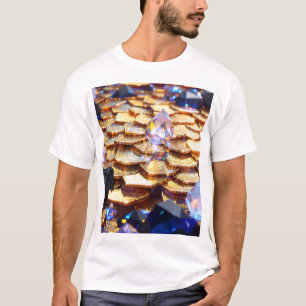 Luxus Fantasy Gemstone Abstrakt T-Shirt