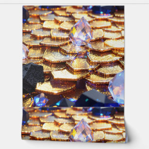 Luxus Fantasy Gemstone Abstrakt Tapete