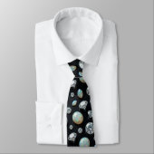 Luxus-Faux-Seide | Gentleman-Diamantopal Krawatte (Gebunden)