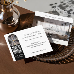 Luxus-Ferienvermietungs-Immobilien-Host-Manager-Fo Telefonnummerkarte