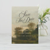 Luxus-Fine-Art-Save-the-Date Einladung (Stehend Vorderseite)