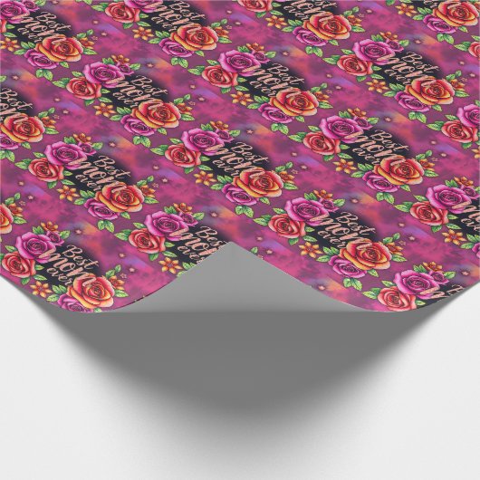 Luxus Floral Moderne Geschenksammlung Geschenkpapier (Ecke)