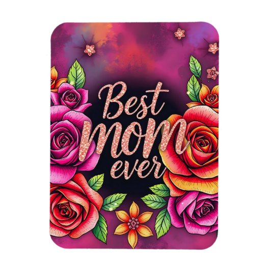 Luxus Floral Moderne Geschenksammlung Magnet (Vertikal)