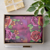 Luxus Floral Moderne Geschenksammlung Seidenpapier (Geschenk)