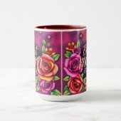 Luxus Floral Moderne Geschenksammlung Tasse (Zentrum)