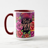 Luxus Floral Moderne Geschenksammlung Tasse (Links)