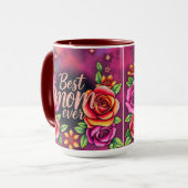 Luxus Floral Moderne Geschenksammlung Tasse (Vorderseite Links)