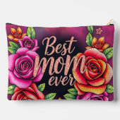 Luxus Floral Moderne Geschenksammlung Zubehörtasche (Rückseite)