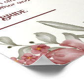 Luxus floralismisch Nikkah Zertifikat Plakate (Ecke)