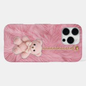 Luxus-Fluffy-Teddy-iPhone-16-Pro-Max-Hülle iPhone Hülle (Rückseite (Horizontal))