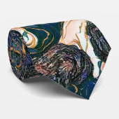 Luxus-Fluid-Marmor-Muster-Design 2 Krawatte (Gerollt)
