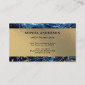 Luxus Foil Gold Goldene Visitenkarte (Rückseite)