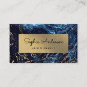 Luxus Foil Gold Goldene Visitenkarte (Vorderseite)