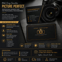 Luxus-Fotograf-Geschäftskarten-Design