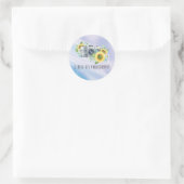 Luxus-Fotograf-Logo-Aufkleber Runder Aufkleber (Tasche)
