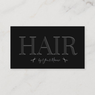 Luxus-Friseur Visitenkarte