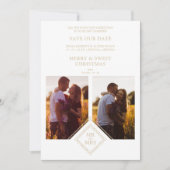 Luxus Frohe Weihnachten 2 Fotos Collage (Vorderseite)