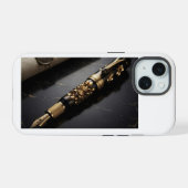 Luxus-Füllfederhalter Kunst-Handyhülle iPhone 15 Hülle (Rückseite (Horizontal))