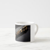 Luxus-Füllfederhalter-Kunst-Kaffeetasse Espressotasse (Vorderseite Rechts)