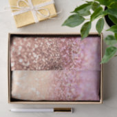 Luxus funkelnde rosa Ombre Glitzer-Steigung Seidenpapier (Geschenk)