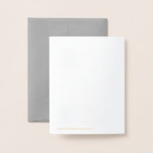 Luxus für immer nach islamischem Hochzeitsgeschenk Folienkarte (Rückseite mit Umschlag)