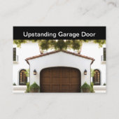 Luxus-Garage-Türservice Visitenkarte (Vorderseite)