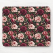 Luxus-Gartenrosen-Blumenkunst Mousepad (Vorne)