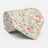 Luxus-Gartenrosen-Hochzeit Krawatte (Gerollt)